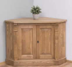 Casa Padrino Sideboard im Landhausstil mit 2 Türen und Eichenholzplatte, 110 x 52 x 78 cm