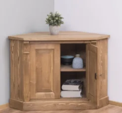 Casa Padrino Sideboard im Landhausstil mit 2 Türen und Eichenholzplatte, 110 x 52 x 78 cm