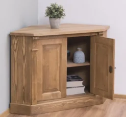 Casa Padrino Sideboard im Landhausstil mit 2 Türen und Eichenholzplatte, 110 x 52 x 78 cm