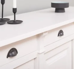 Casa Padrino Sideboard im Landhausstil mit 3 Türen und 3 Schubladen, 179 x 51 x 90 cm