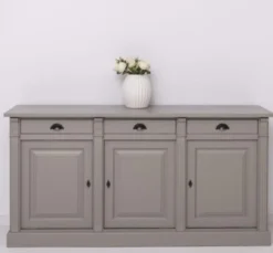 Casa Padrino Sideboard im Landhausstil mit 3 Türen und 3 Schubladen, 179 x 51 x 90 cm