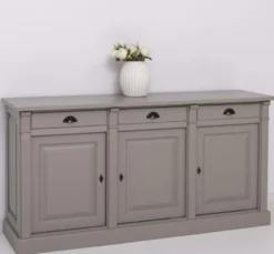 Casa Padrino Sideboard im Landhausstil mit 3 Türen und 3 Schubladen, 179 x 51 x 90 cm