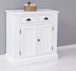 Casa Padrino Sideboard im Landhausstil mit 2 Türen und 2 Schubladen, 90 x 47 x 93 cm