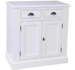 Casa Padrino Sideboard im Landhausstil mit 2 Türen und 2 Schubladen, 90 x 47 x 93 cm