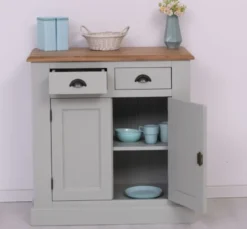 Casa Padrino Sideboard im Landhausstil mit 2 Türen und 2 Schubladen, 90 x 47 x 93 cm
