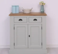 Casa Padrino Sideboard im Landhausstil mit 2 Türen und 2 Schubladen, 90 x 47 x 93 cm