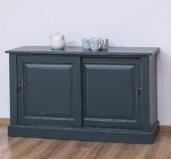 Casa Padrino Sideboard im Landhausstil mit 2 Schiebetüren, 135 x 48 x 78 cm