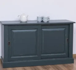Casa Padrino Sideboard im Landhausstil mit 2 Schiebetüren, 135 x 48 x 78 cm