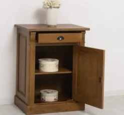 Casa Padrino Sideboard im Landhausstil mit 1 Tür und 1 Schublade, 69 x 51 x 90 cm