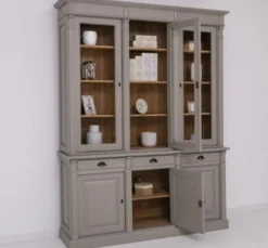 Casa Padrino Sideboard im Landhausstil mit 3 Türen, 183 x 51 x 240 cm