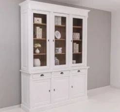 Casa Padrino Sideboard im Landhausstil mit 3 Türen, 183 x 51 x 240 cm