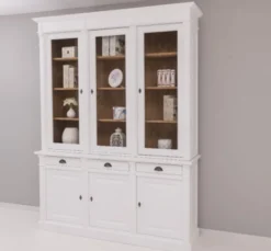 Casa Padrino Sideboard im Landhausstil mit 3 Türen, 183 x 51 x 240 cm