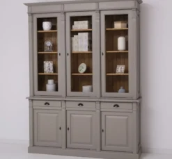 Casa Padrino Sideboard im Landhausstil mit 3 Türen, 183 x 51 x 240 cm