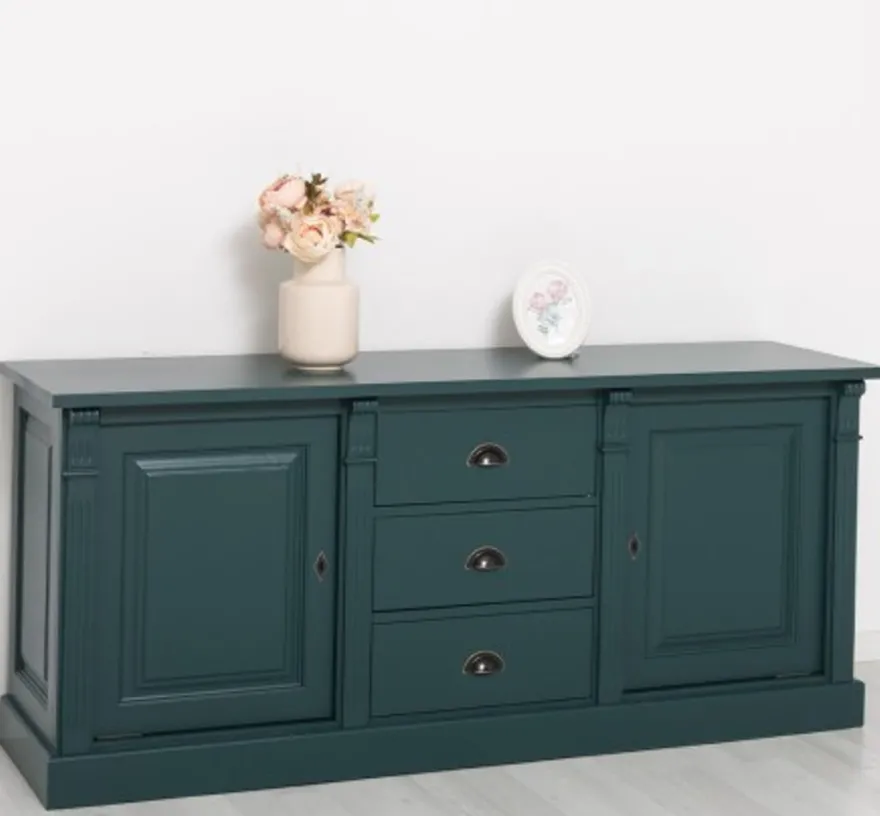 Casa Padrino Sideboard im Landhausstil mit 2 Türen und 3 Schubladen, 179 x 51 x 78 cm