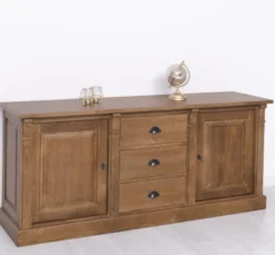 Casa Padrino Sideboard im Landhausstil mit 2 Türen und 3 Schubladen, 179 x 51 x 78 cm