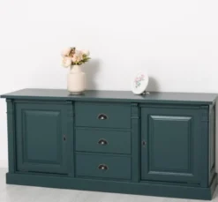 Casa Padrino Sideboard im Landhausstil mit 2 Türen und 3 Schubladen, 179 x 51 x 78 cm