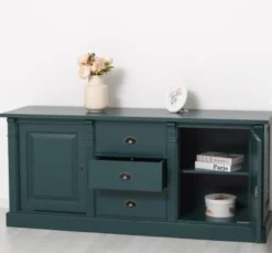 Casa Padrino Sideboard im Landhausstil mit 2 Türen und 3 Schubladen, 179 x 51 x 78 cm