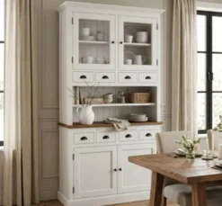 Casa Padrino Sideboard im Landhausstil, 120 x 50 x 225 cm