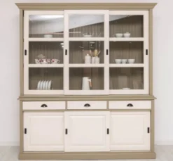 Casa Padrino Sideboard im Landhausstil mit 3 Schiebetüren, 206 x 53 x 219 cm