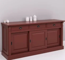 Casa Padrino Sideboard im Landhausstil mit 3 Schubladen, 176 x 51 x 85 cm