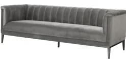 Casa Padrino Sofa Grau 230 x 86 x H. 75 cm - Luxus Kollektion