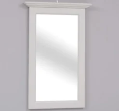 Casa Padrino Spiegel im Landhausstil Nebelblau, 65 x 8 x 100 cm