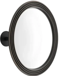 Casa Padrino Spiegel / Konvexspiegel Bronze Ø 35 cm - Luxus Kollektion