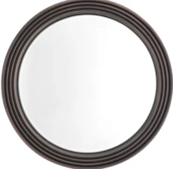 Casa Padrino Spiegel / Konvexspiegel Bronze Ø 35 cm - Luxus Kollektion