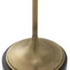 Casa Padrino Stehleuchte Antik Messing / Schwarz Ø 32 x H. 140 cm - Luxus Möbel