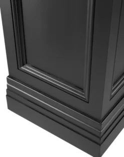 Casa Padrino Säule Schwarz 44 x 44 x H. 103 cm - Luxus Beistelltisch