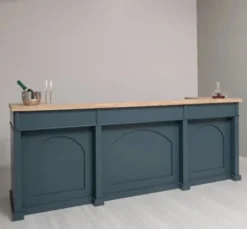 Casa Padrino Theke im Landhausstil, 300 x 80 x 115 cm