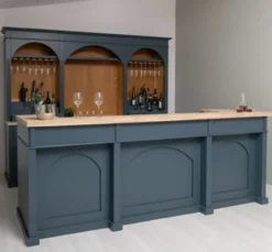 Casa Padrino Theke im Landhausstil, 300 x 80 x 115 cm