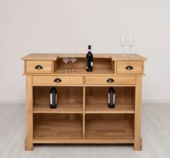 Casa Padrino Theke im Landhausstil, 140 x 51 x 107 cm