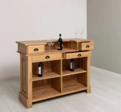 Casa Padrino Theke im Landhausstil, 140 x 51 x 107 cm