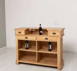 Casa Padrino Theke im Landhausstil, 140 x 51 x 107 cm