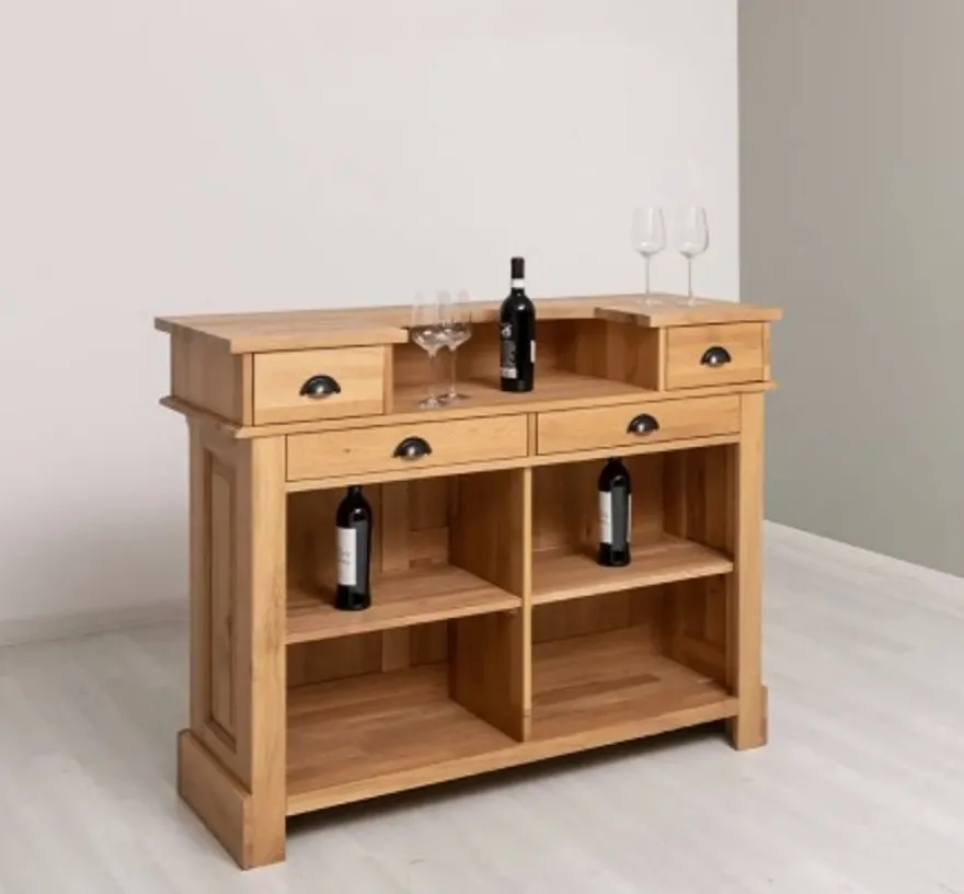 Casa Padrino Theke im Landhausstil, 140 x 51 x 107 cm