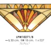 Casa Padrino Tiffany Wandleuchte Ø 30 x H. 18 cm - Luxus Wohnzimmer Wandlampe