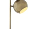 Casa Padrino Tischleuchte Antik Messing / Schwarz Ø 32 x H. 74 cm - Luxus Qualität