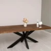 Casa Padrino Tischplatte im Landhausstil Tabak, 210 x 100 x 4 cm
