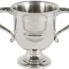 Casa Padrino Trophäe Silber 36 x H. 47 cm - Luxus Dekoration