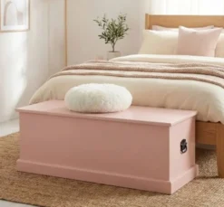 Casa Padrino Truhe im Landhausstil, 120 x 45 x 45 cm