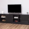 Casa Padrino TV Schrank im Landhausstil mit 4 Schiebetüren, 246 x 46 x 70 cm