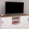 Casa Padrino TV Schrank im Landhausstil mit 2 Schiebetüren, 160 x 46 x 60 cm