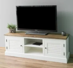 Casa Padrino TV Schrank im Landhausstil, 160 x 46 x 56 cm