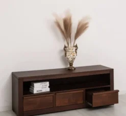 Casa Padrino TV Schrank im Landhausstil mit 3 Schubladen, 160 x 46 x 60 cm