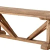 Casa Padrino Vintage Esstisch Eiche Rustikal Massiv 230 x 100 cm - Landhaus Stil Tisch massives Eichenholz