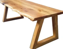 Casa Padrino Vintage Esstisch Eiche Massiv 200 x 100 cm Mod TR5 - Rustikaler Landhaus Tisch aus massivem Eichenholz