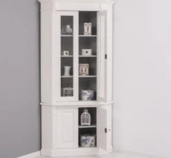 Casa Padrino Vitrine im Landhausstil, 114 x 52 x 228 cm