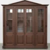 Casa Padrino Vitrine im Landhausstil mit 4 Glastüren, 230 x 38 x 215 cm