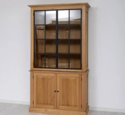 Casa Padrino Vitrine im Landhausstil, 130 x 50 x 230 cm